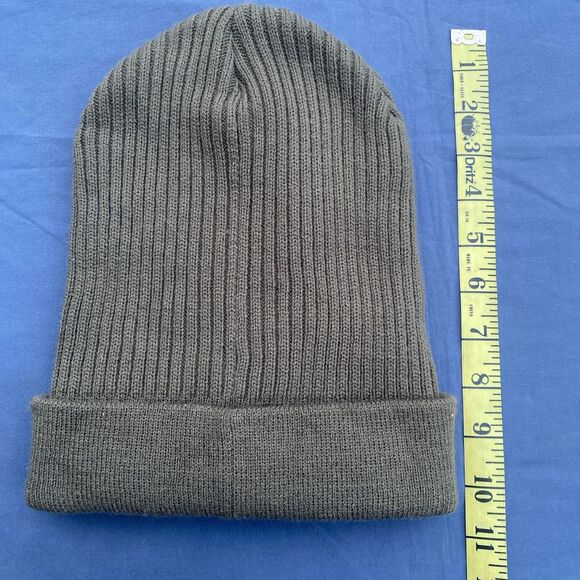 Carhartt Beanie Green Toque Knit Warm Cozy Fall Winter One Size - Picture 2 of 2